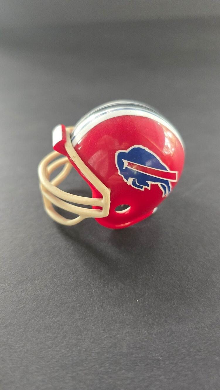 Buffalo Bills Mini Helmet Red NFL Football Riddell Pocket Pro Toy